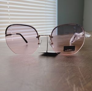 Rimless women sunglasses